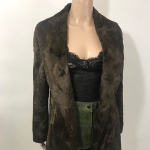 Faux Fur Open Coat